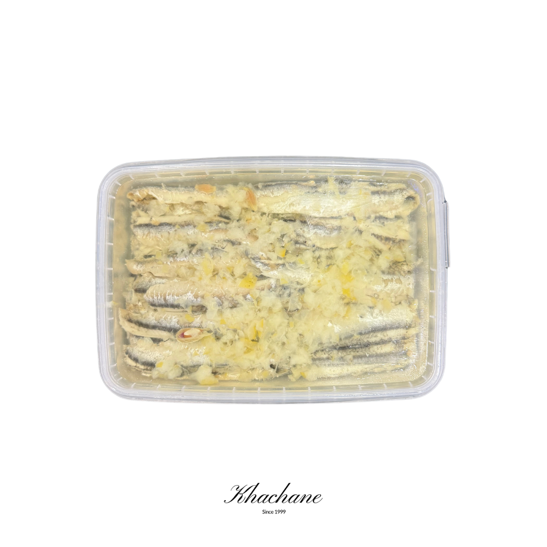 Anchois marinés aux citrons confits 250g - barquette - Khachane
